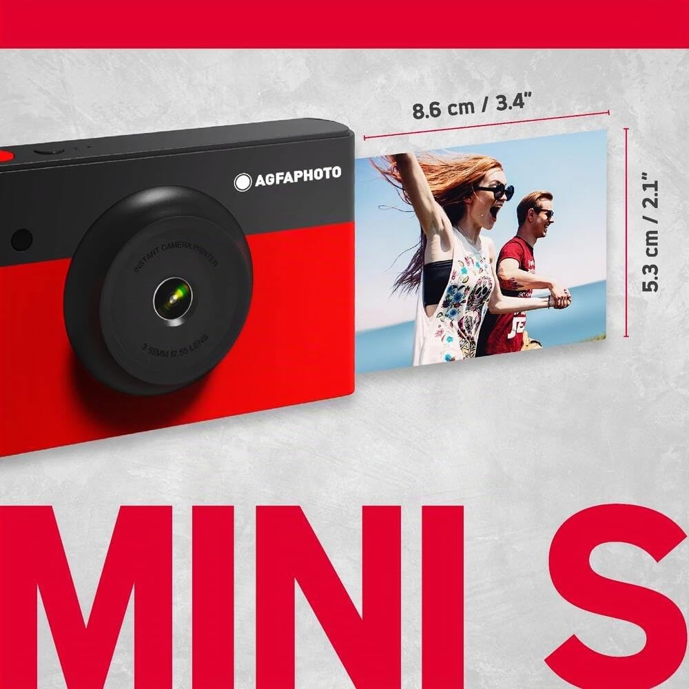 AgfaPhoto - Realipix - Instant Digital Camera with Printing - Thermal Sublimation - Bluetooth - AMS23RD
