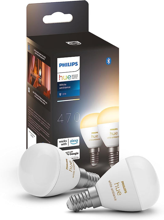 Philips Hue White Ambiance E14 2-pack 929003573702