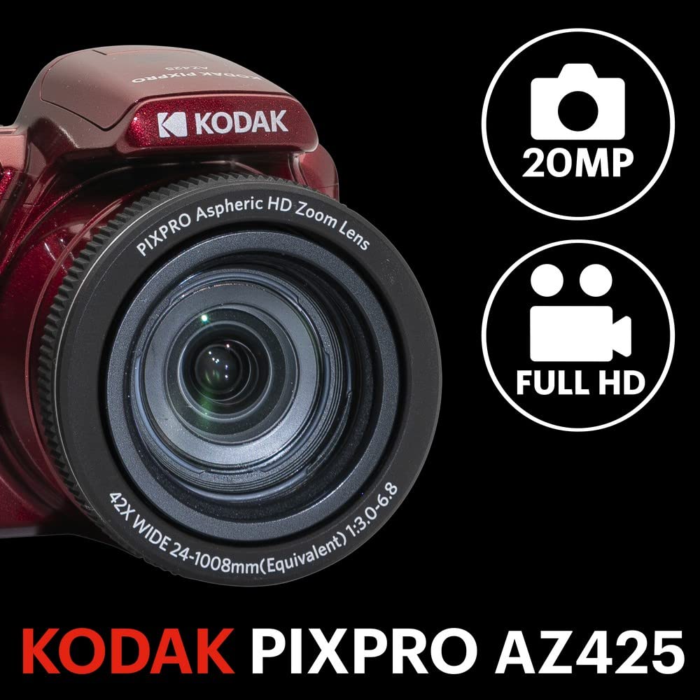 Kodak Pixpro AZ425 Bundle Red