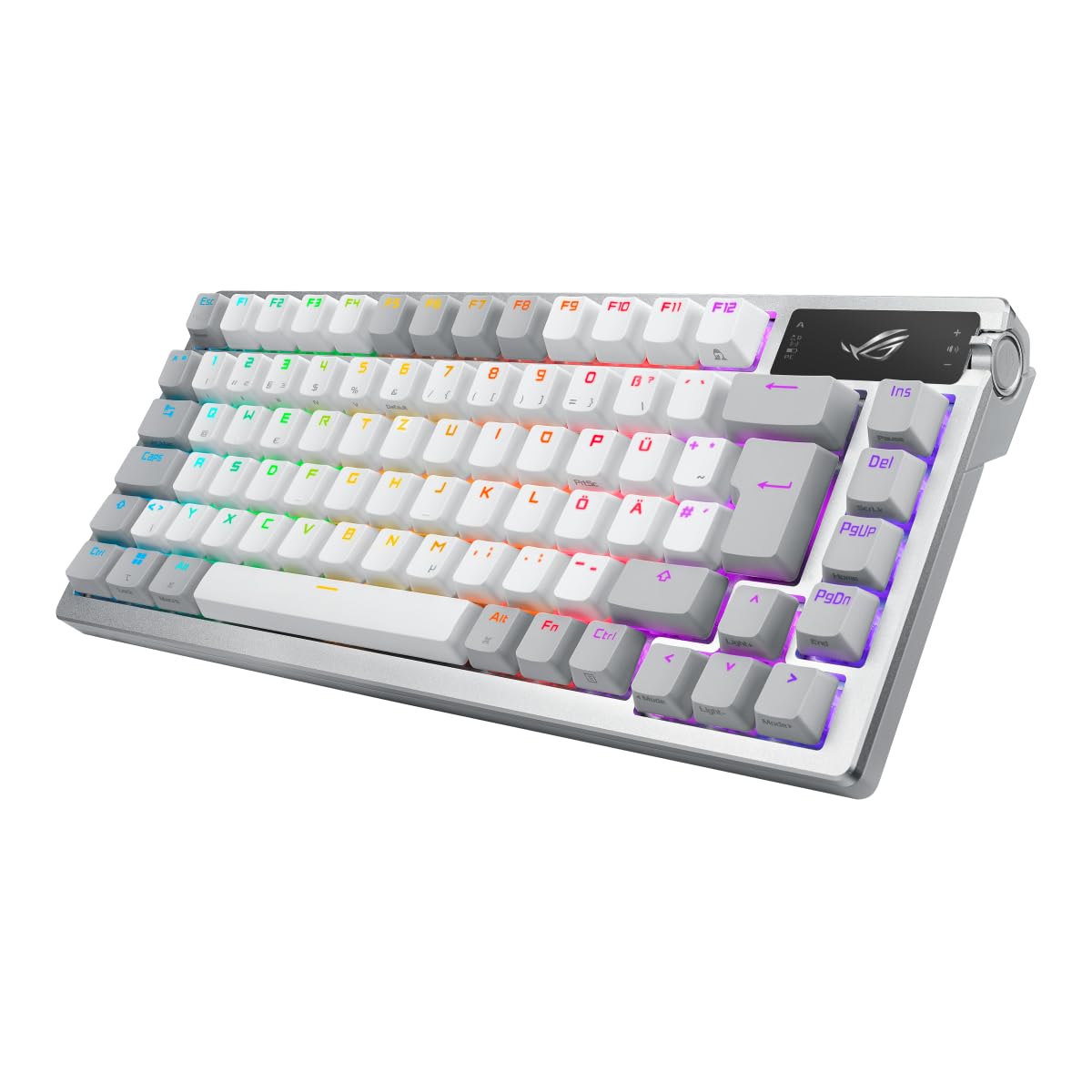 ASUS ROG Azoth White RGB Gaming Keyboard (QWERTZ Layout - 90MP031A-BKDA11