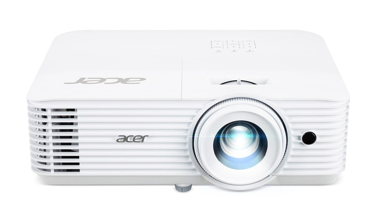 Acer X1827 DLP Beamer - 4K UHD (3,840 x 2,160 pixels), 4,000 ANSI Lumens, 10,000:1 contrast, 3D, Keystone, 1x 10 Watt speaker, HDMI (HDCP), white, Home Cinema/Business - MR.JWK11.00P