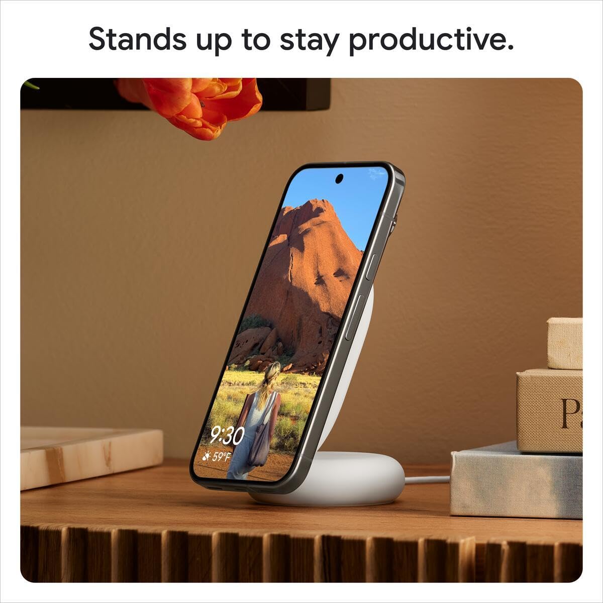 Google Pixelsnap Charger with Stand - 25W Qi2 Wireless Charger and Stand (Made by Google) - GH5UG;