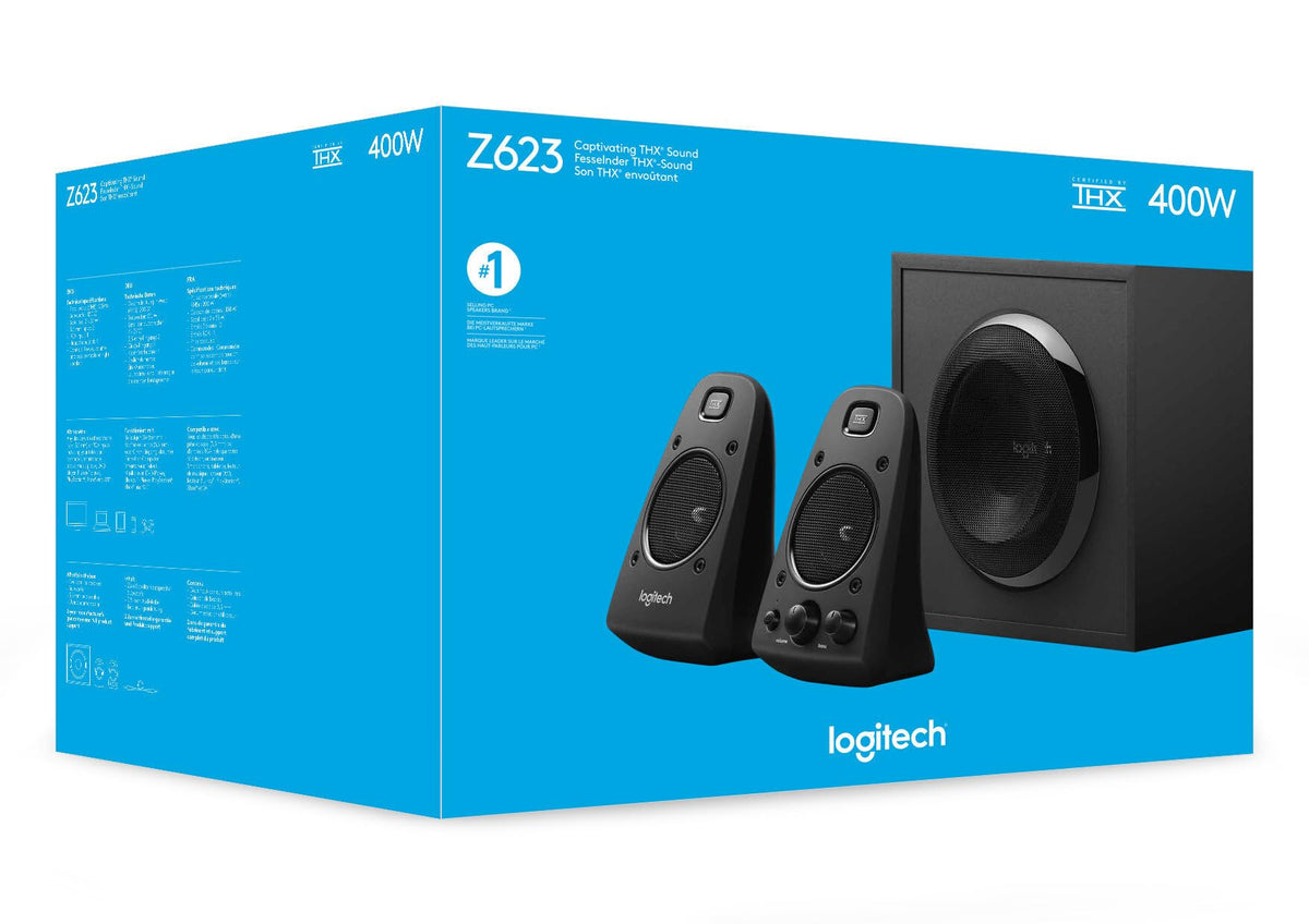 Sistem de difuzoare Logitech Z623 cu subwoofer - 980-000403