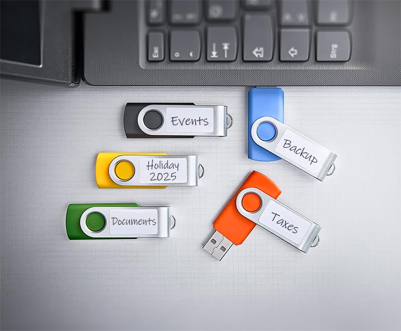 Intenso Basic Line 10x 4 GB USB sticks USB 2.0 with practical labels, yellow, green, black, blue + orange, with silver metal bracket, pack of 10: Amazon.de: Electronics & Photo - 3503551