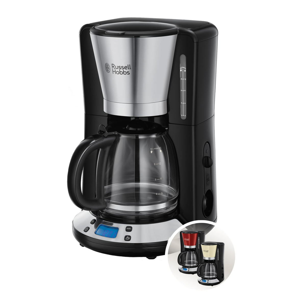 Russell Hobbs Filter Coffee Maker Victory, Stainless Steel, 1.25 l, 10 Cups - 24030-56