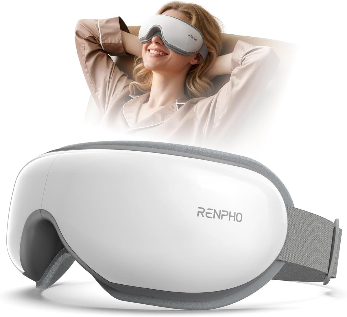 RENPHO Eye Massager with Heat, Wellness Gifts for Women and Men - RF-EM001