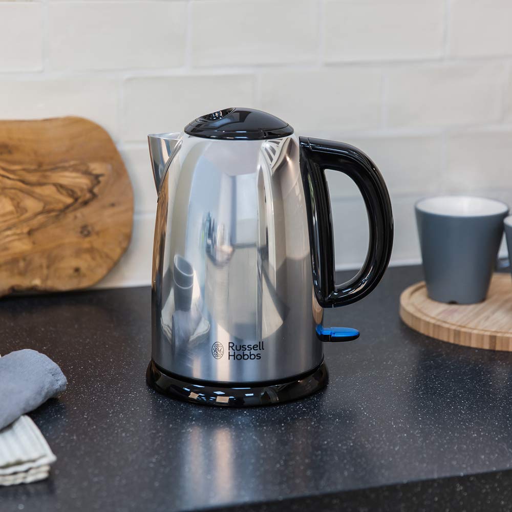 Russell Hobbs Victory Kettle, 1.7 l, 2400 Watt, Polished Stainless Steel - 23930-70