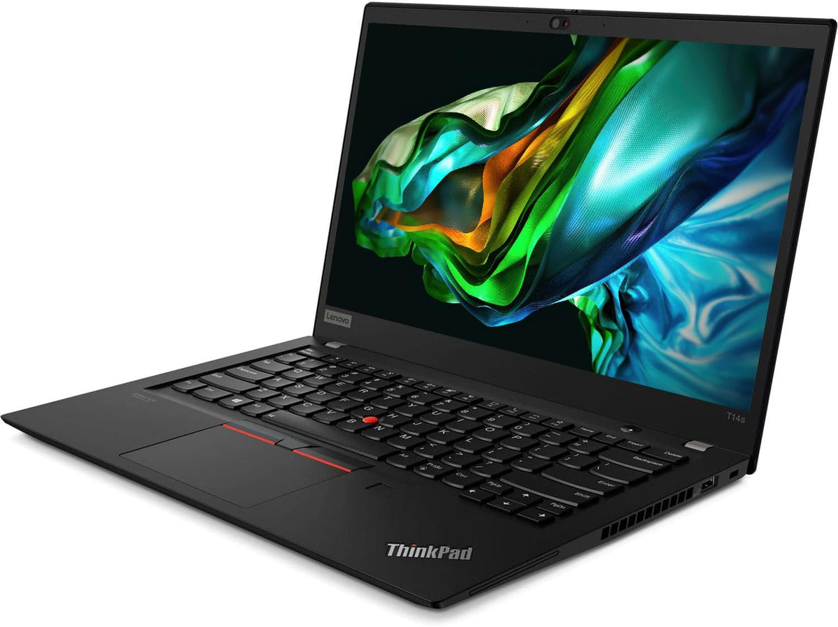 Lenovo ThinkPad T14s Gen 1 Laptop, Intel Core i7-10610U, 14 inch FHD (1920 x 1080), 32 GB RAM, 512 GB SSD, tastatură QWERTY japoneză, HDMI, Webcam, Windows 11 Pro (recondiționat)