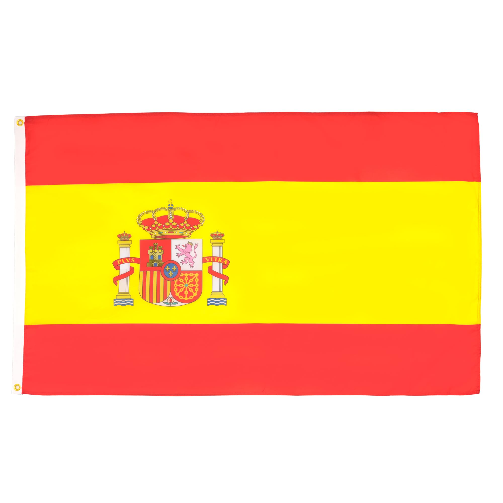 AZ FLAG - Spain Flag - 250x150 cm - Large Spanish Flag 100% Polyester with Brass Eyelets - 300g - K_61