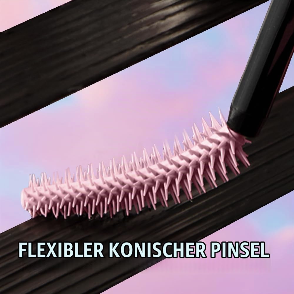 Maybelline New York Mascara neagră pentru gene extrem de lungi, Lash Sensational Sky High Mascara, Very Black, 7,2 ml (pachet cu 3) - B3336001