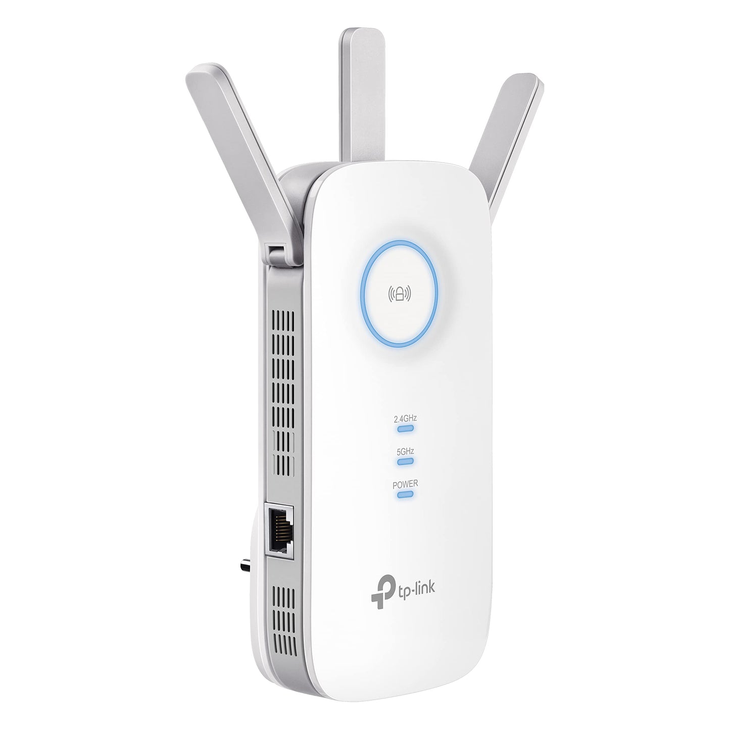 TP-Link RE550 WLAN amplifier repeater AC1900 (dual WLAN AC + N, 1300MBit/s 5GHz + 600MBit/s 2.4GHz, WLAN amplifier, app control, maximum coverage, compatible with all WLAN routers) white