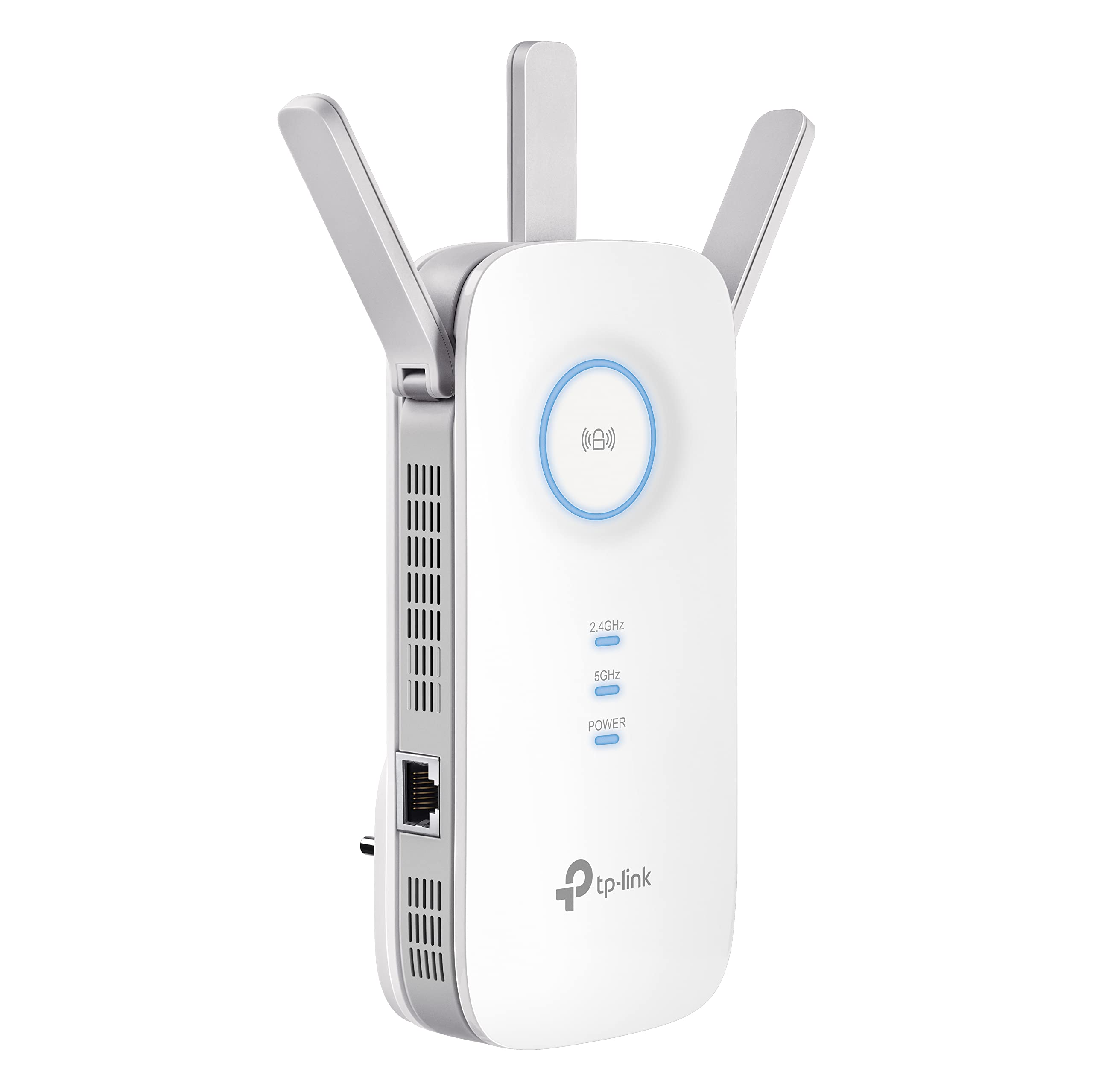 TP-Link RE550 WLAN amplifier repeater AC1900 (dual WLAN AC + N, 1300MBit/s 5GHz + 600MBit/s 2.4GHz, WLAN amplifier, app control, maximum coverage, compatible with all WLAN routers) white
