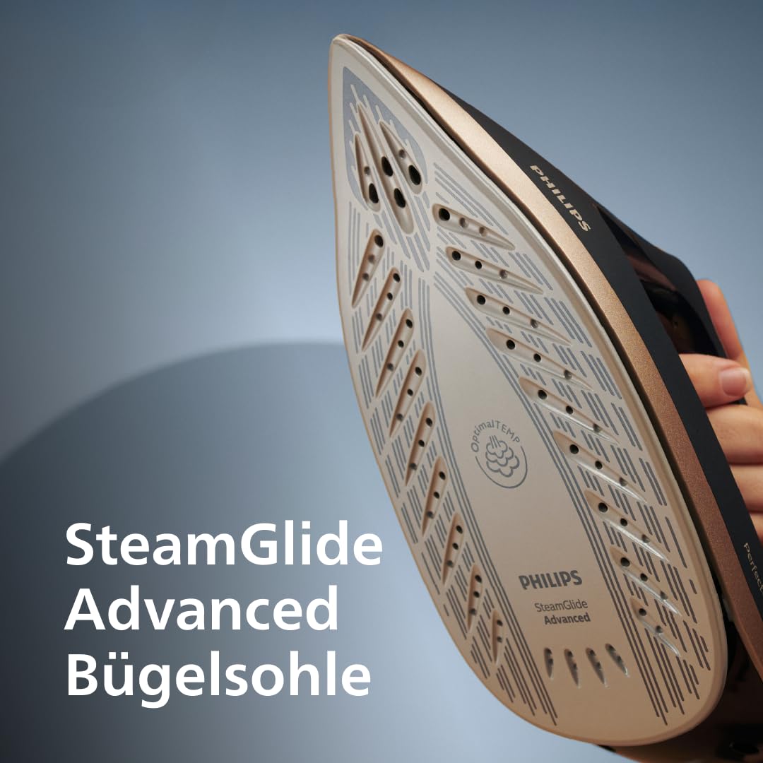Philips PerfectCare 6000 Series Steam Iron Station, Powerful Steam, Compact Design, 1.8L Removable Water Tank, SteamGlide Advanced Soleplate (PSG6064/80)