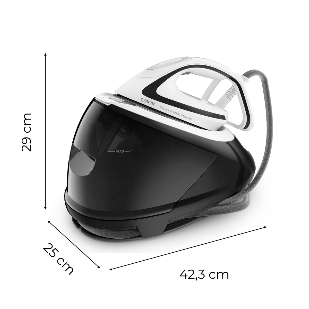 Tefal Pro Express Ultimate Stație de călcat cu aburi, presiune puternică de 8 bari - GV9550