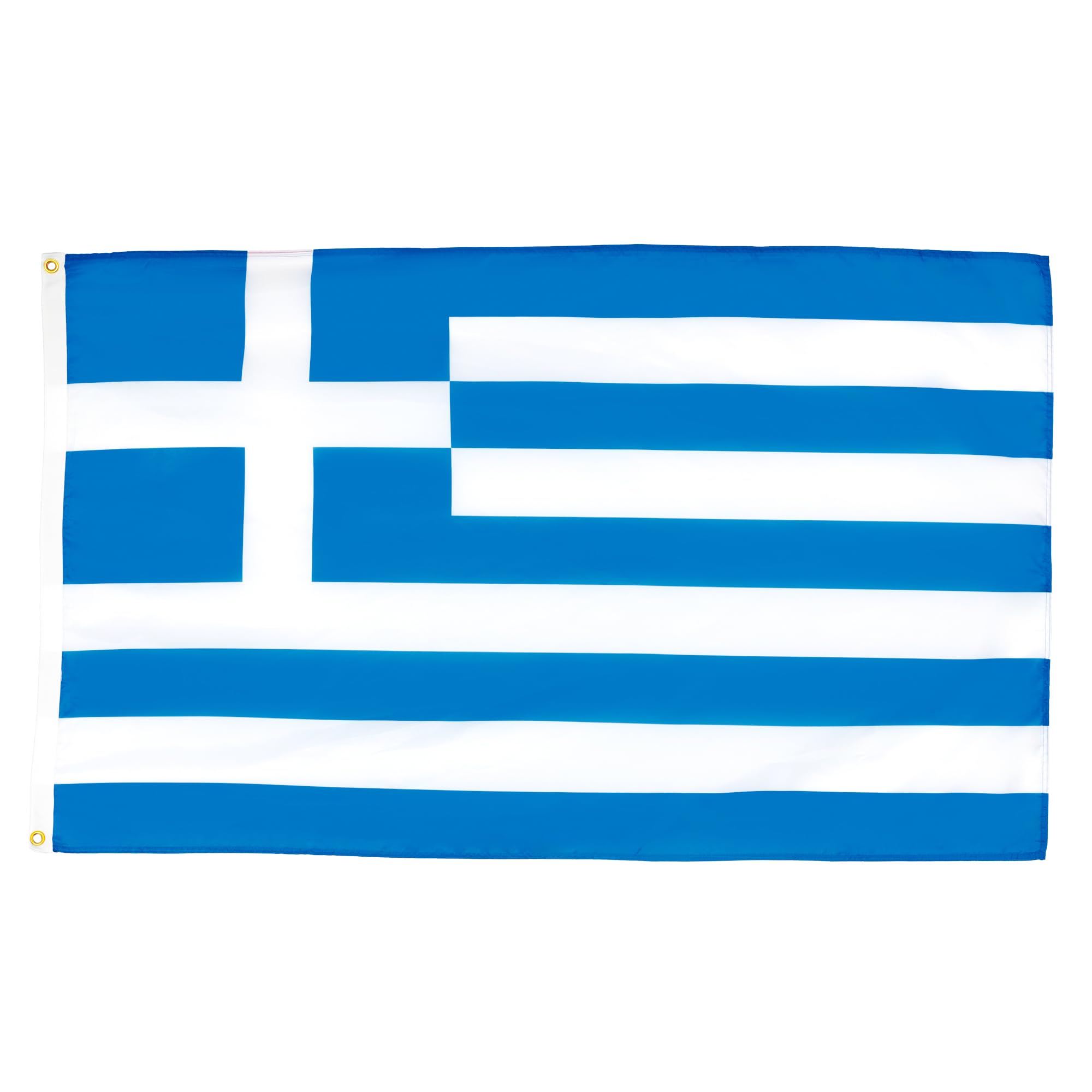 AZ FLAG - Greece Flag - 250x150 cm - Large Greek Flag 100% Polyester with Brass Eyelets - 300g - K_73