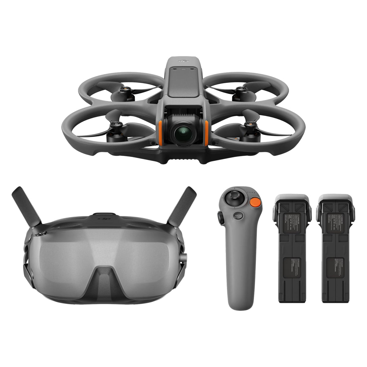 DJI Avata 2 Fly Smart Combo (trei acumulatori), dron FPV cu cameră 4K - QF3W4K