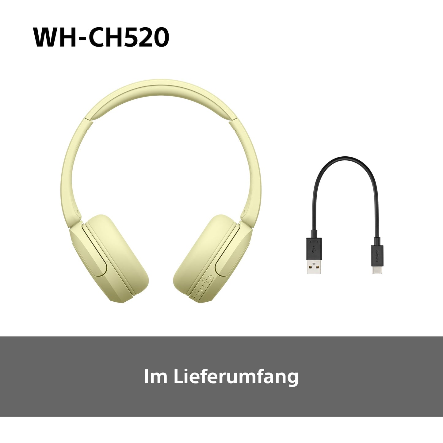 Sony WH-CH520 Yellow