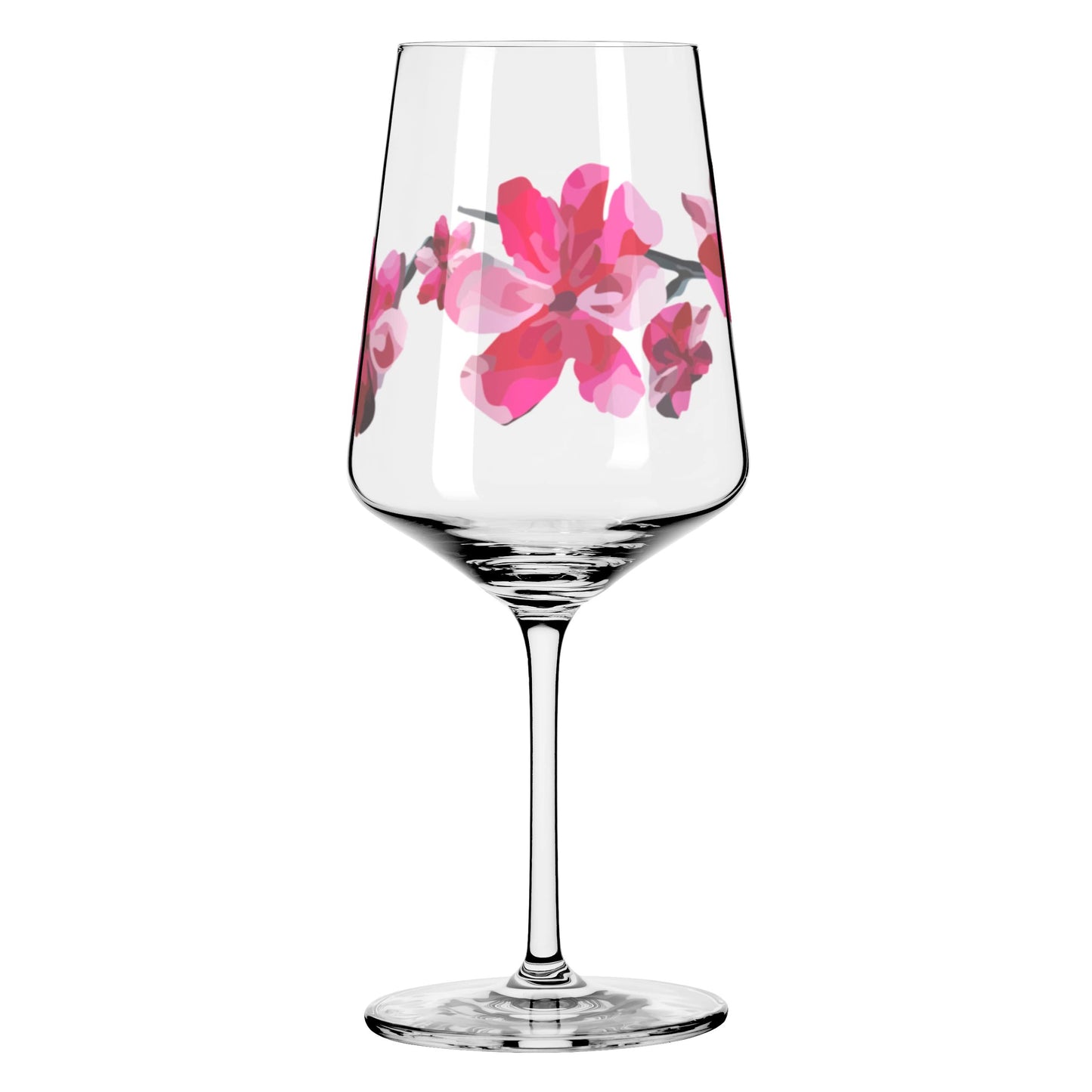 RITZENHOFF 3461006 Aperitif Glass Sprizz Set of 2 500 ml - Sommersonett Series No. 11 + 12 - with Asian motif red - Made in Germany