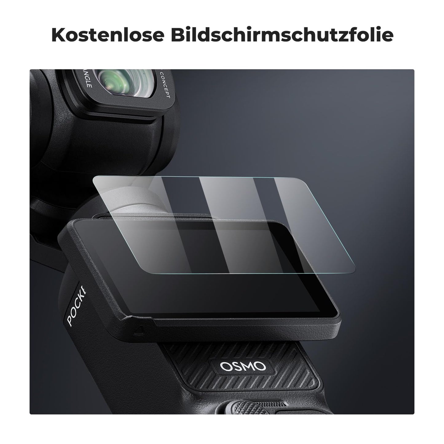 K&F CONCEPT FD161 magnetic wide angle lens filter, compatible with DJI Osmo Pocket 3/4, Osmo Pocket 3 accessories, Osmo Pocket 4 accessories (aluminum frame) - KF01.2612