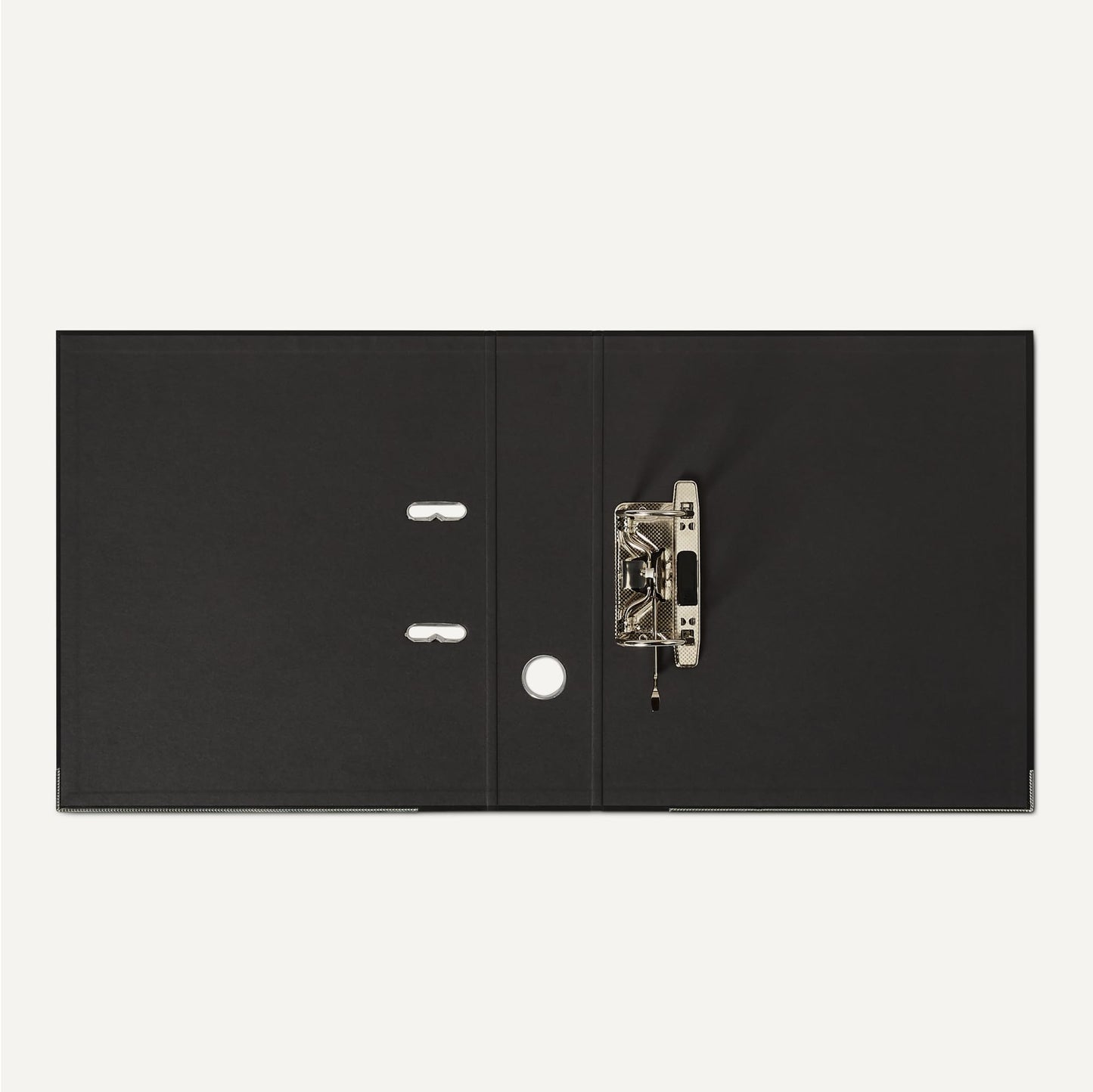 Amazon Basics Office Supplies and Archiving File Folders, Pack of 10, A4 Size, 2-Ring Binders with Writeable Labels, Black - LAF-001-A
