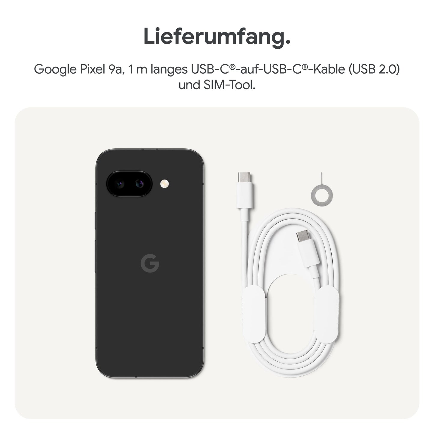 Google Pixel 9a: Android smartphone without SIM lock, with AI camera, 24 hour battery life and powerful security features - Porcelain, 128GB - GA09563-GB