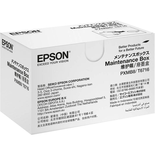 EPSON WFC5xxxM52xxM57xx Maintenance Box, Black - C13T671600