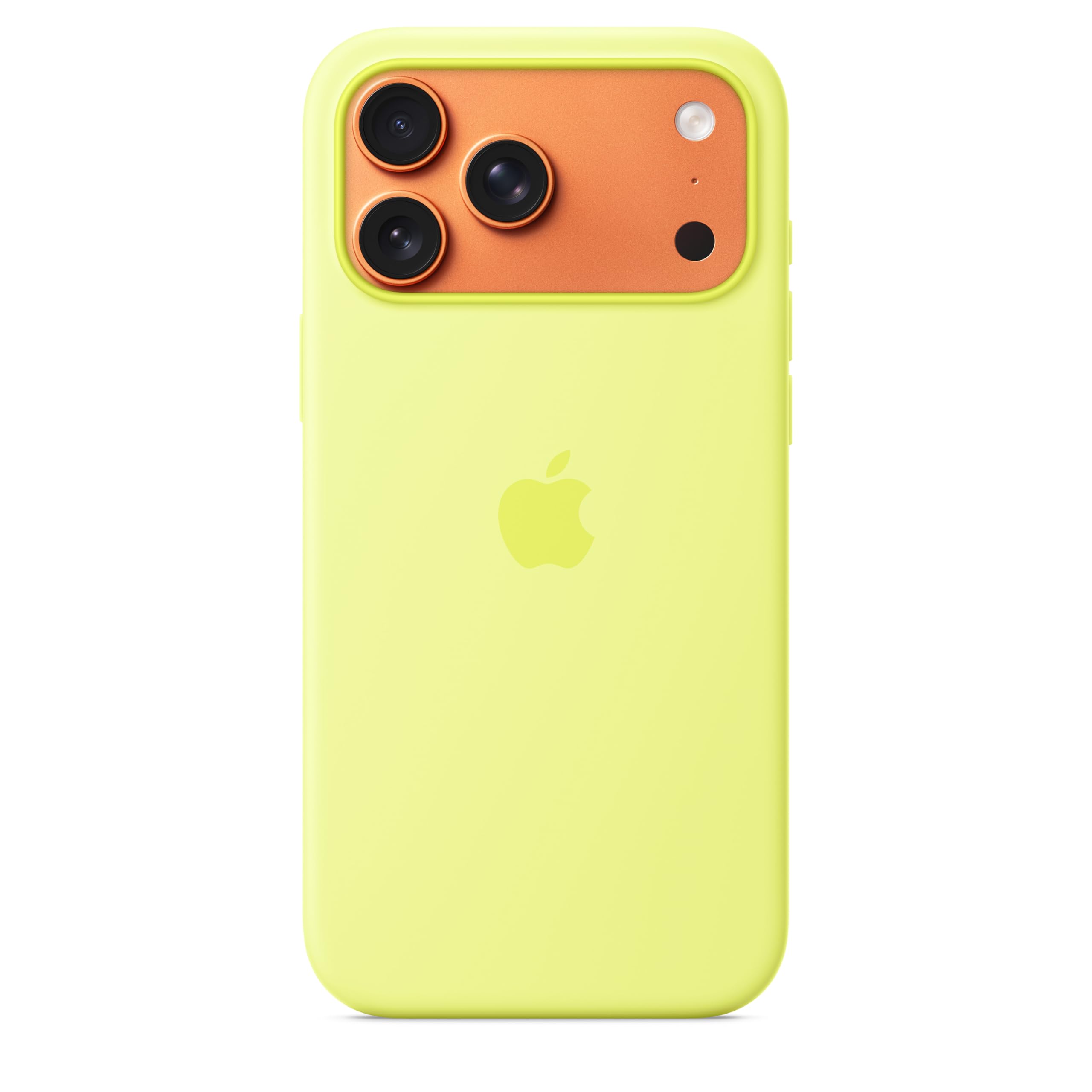 Apple iPhone 17 Pro Max Silicone Case with MagSafe - Neon Yellow  - MGFM4ZM/A