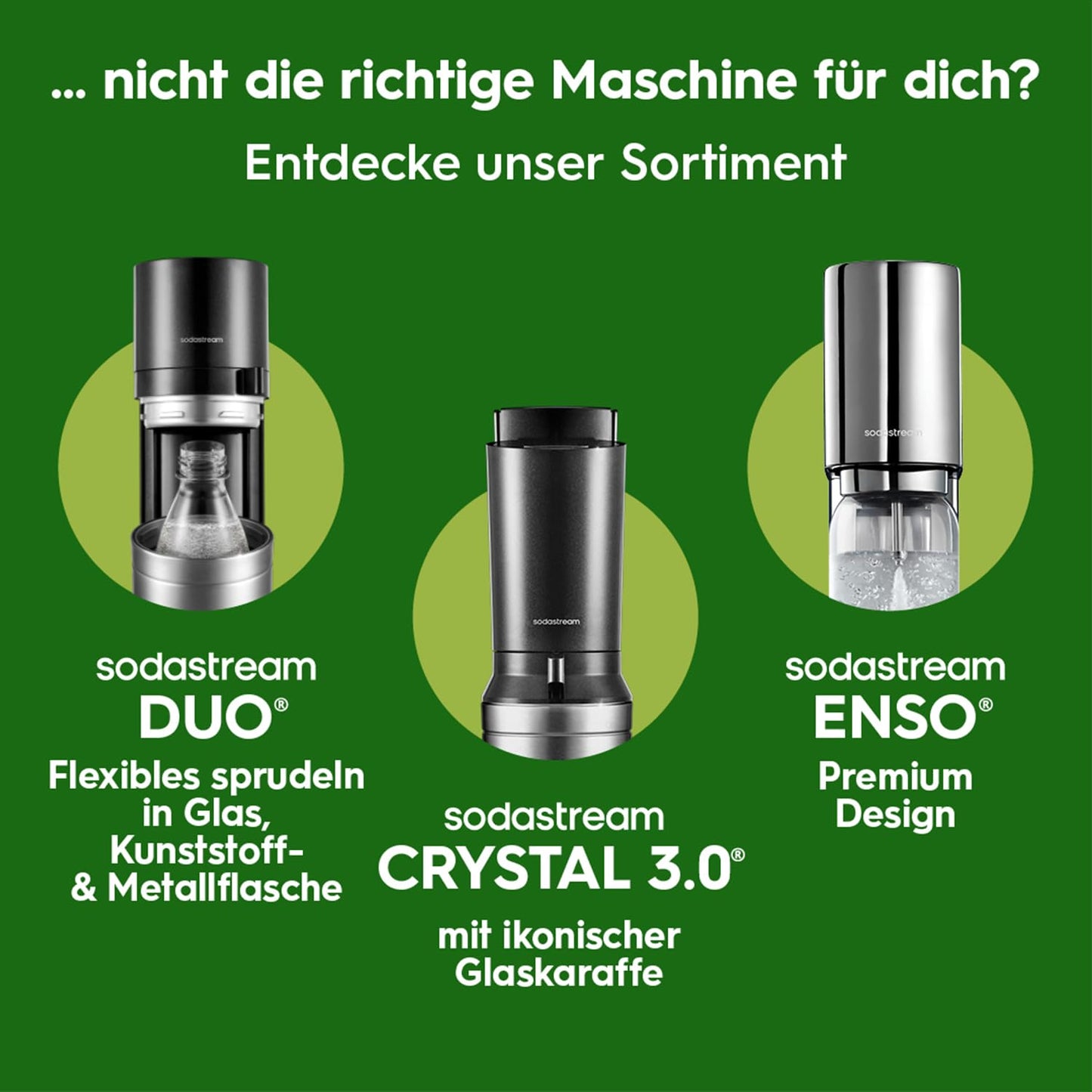 Sodastream - Terra water soda maker, Quick Connect cylinder system, with 2x 60L CO2 cylinders, 3x BPA-free 1L bottles, dishwasher safe, sustainable & reduces single-use plastic waste, black - 2270213