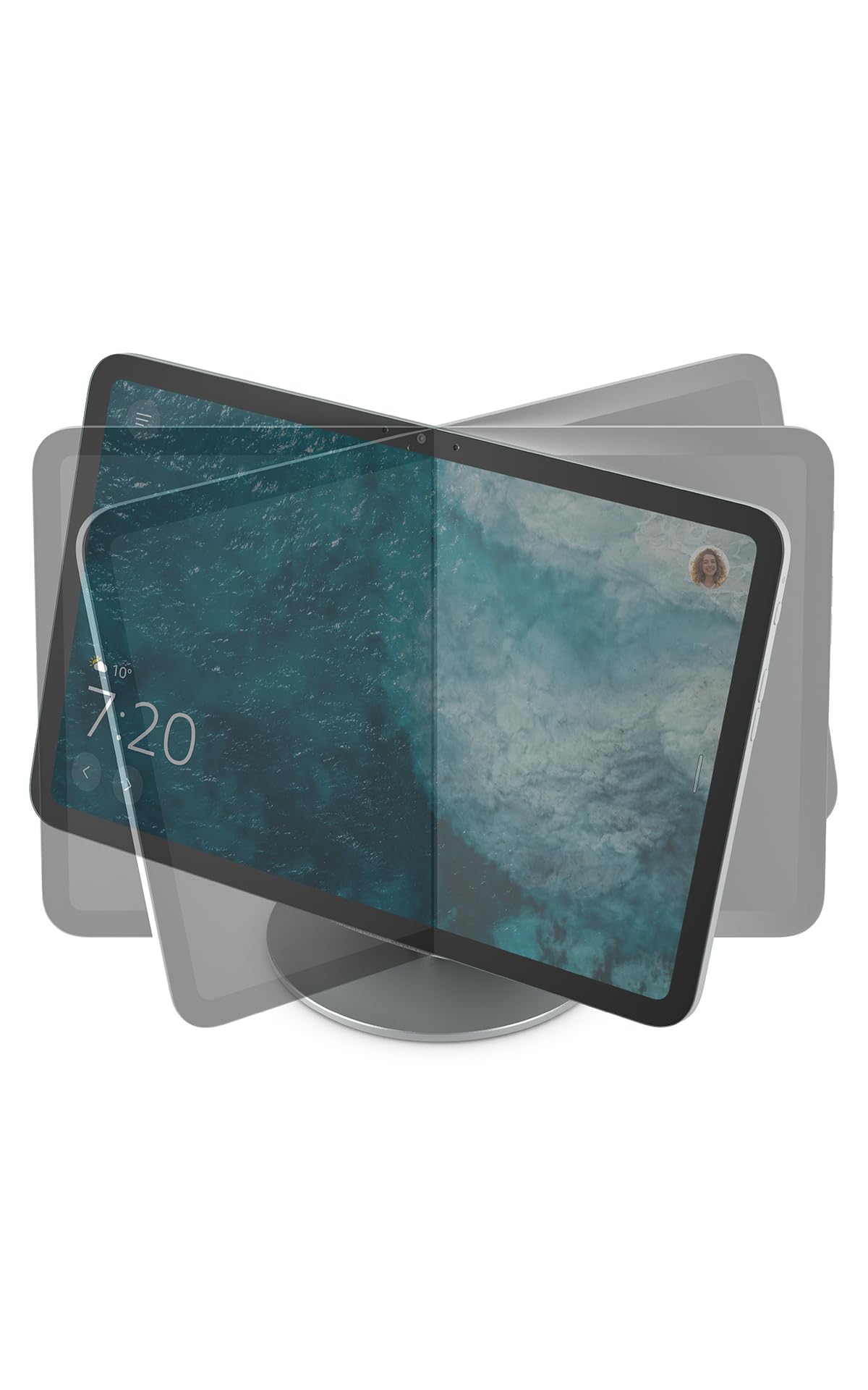 Adjustable Stand from Amazon | For Amazon Echo Show 8 and 11 (2025, sold separately) | White - 53-100686