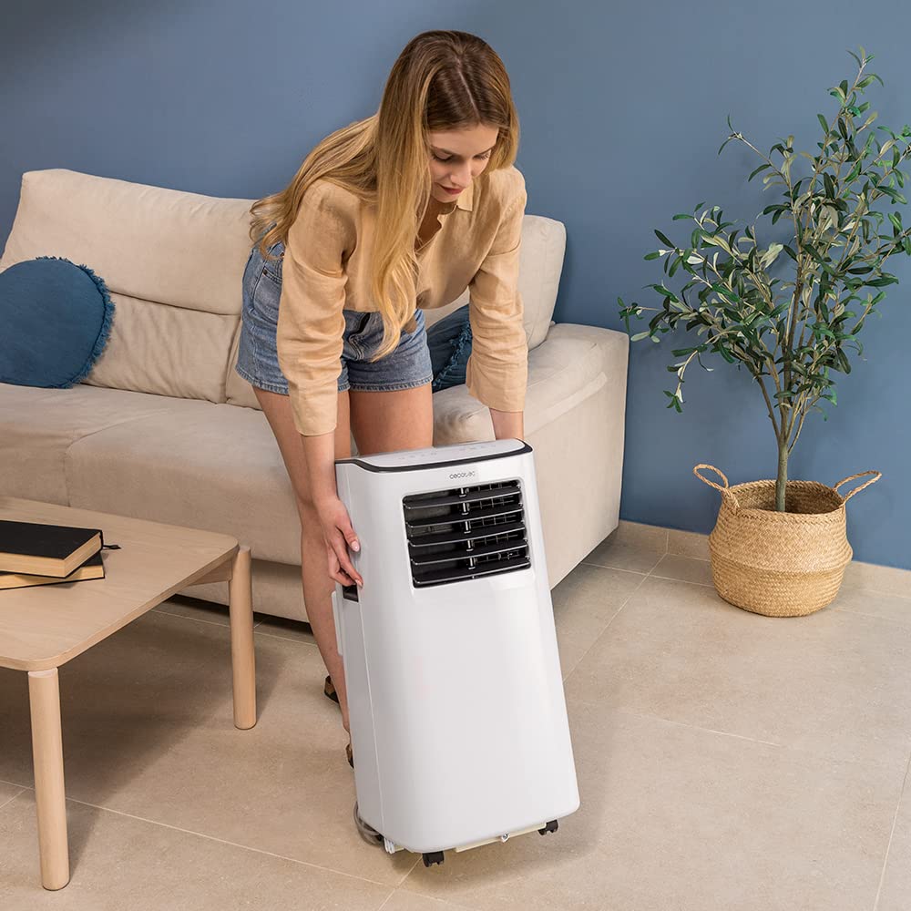 Cecotec portable air conditioner connected to remote control and WiFi Forceclima 7500. 7000 BTU, touch control and LED screen, timer, coverage of up to 20 m2 - 08172