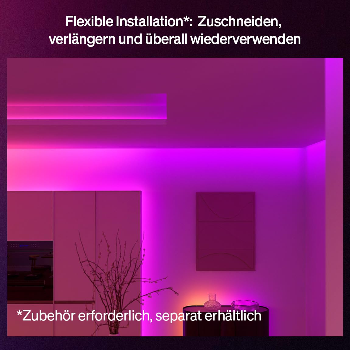 Philips Hue Flux UltraBright LED-Lightstrip, iluminat interior, 5m - 929004276702