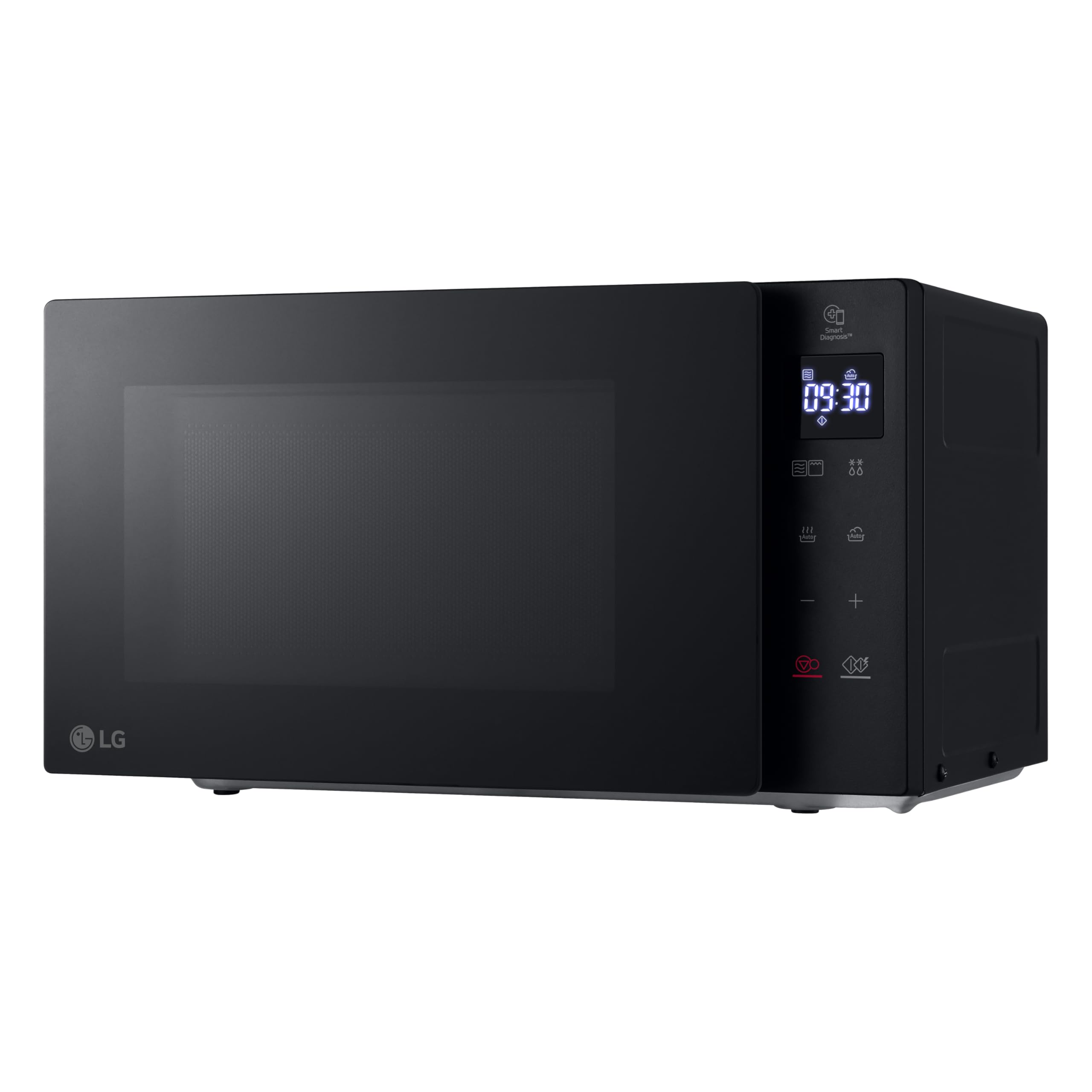LG MH6032GAS microwave (20 L, 1050 W) with grill (570 W), Smart Inverter technology, quartz grill, EasyClean, black