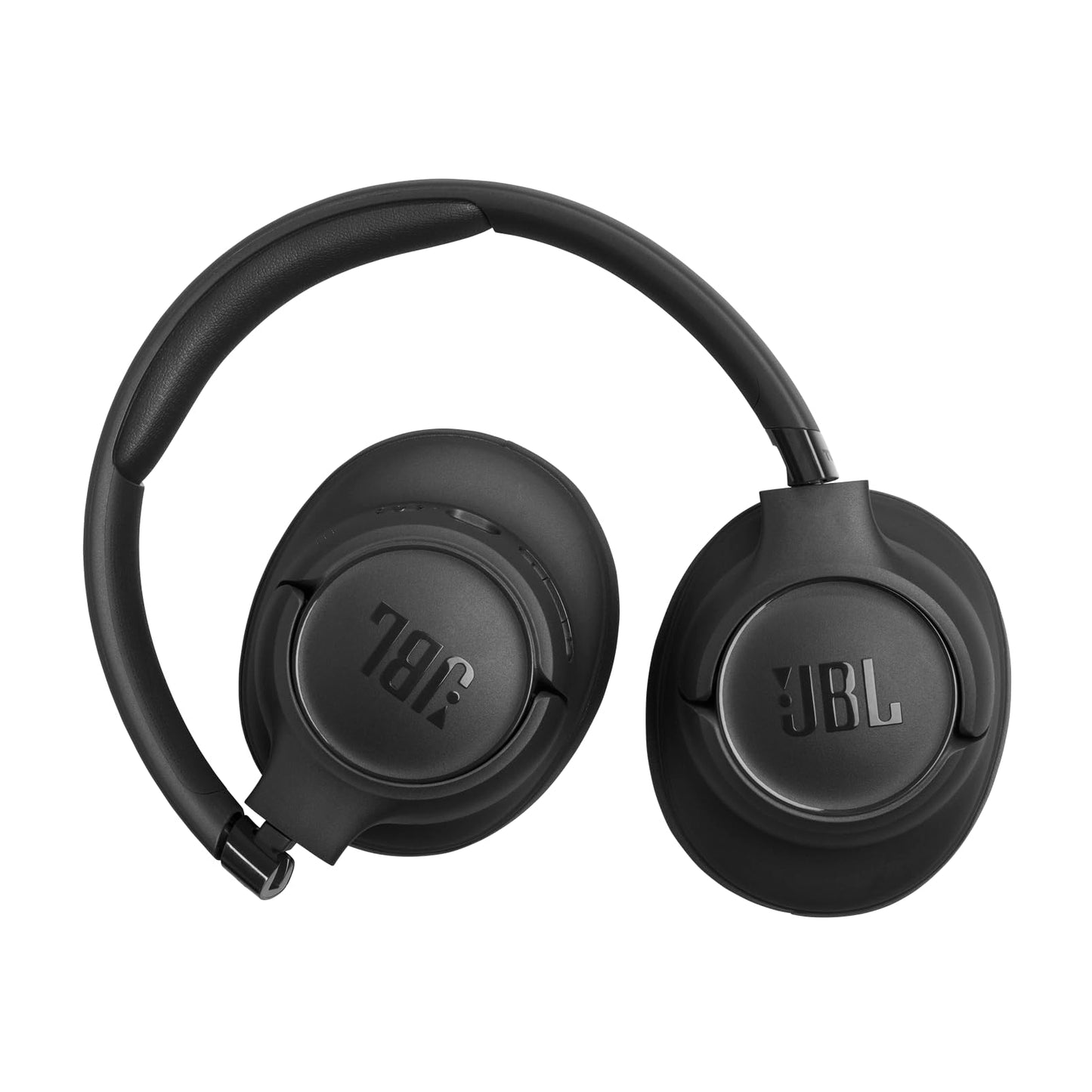 JBL Tune 730 BT Wireless Over-Ear Headphones with JBL Pure Bass Sound, Up to 76 hours of music playback, Bluetooth 6.0, lightweight, foldable design, Google Fast Pair, Microsoft Swift Pair, Black - JBLT730BTBLK