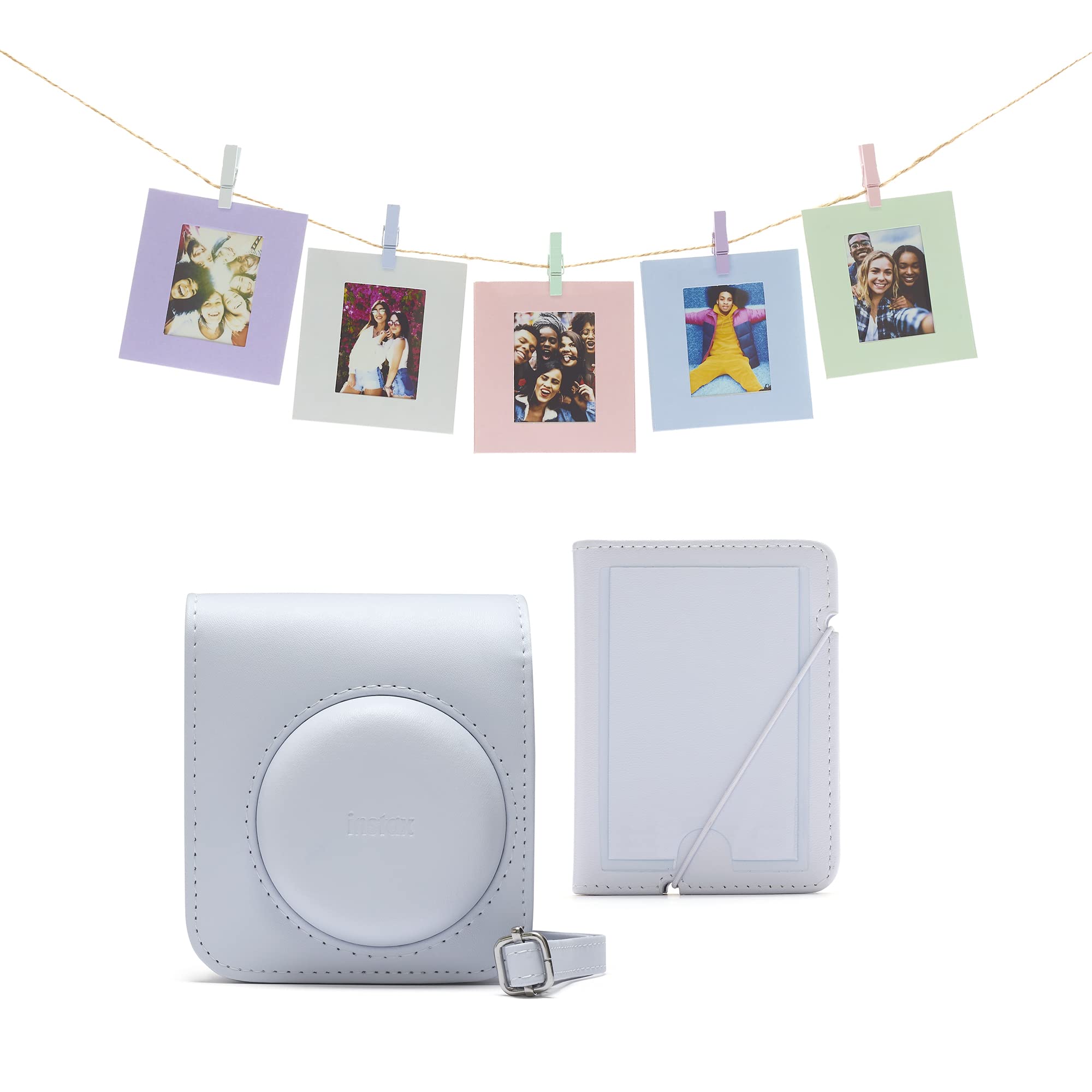 INSTAX mini 12 Accessory Kit, Clay White