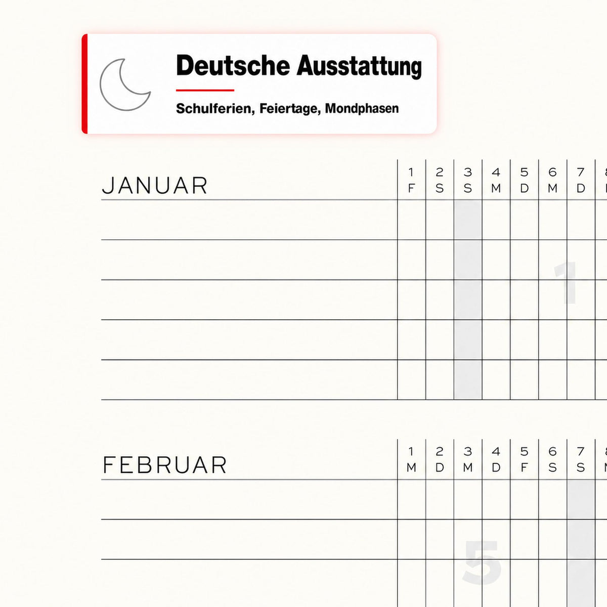 LEUCHTTURM1917 calendar săptămânal 2027 mediu (A5) cu caiet - planificator de întâlniri germană, salvie, copertă moale, ianuarie-decembrie 2027, prezentare săptămânală în stânga + pagina de note în dreapta - 400071