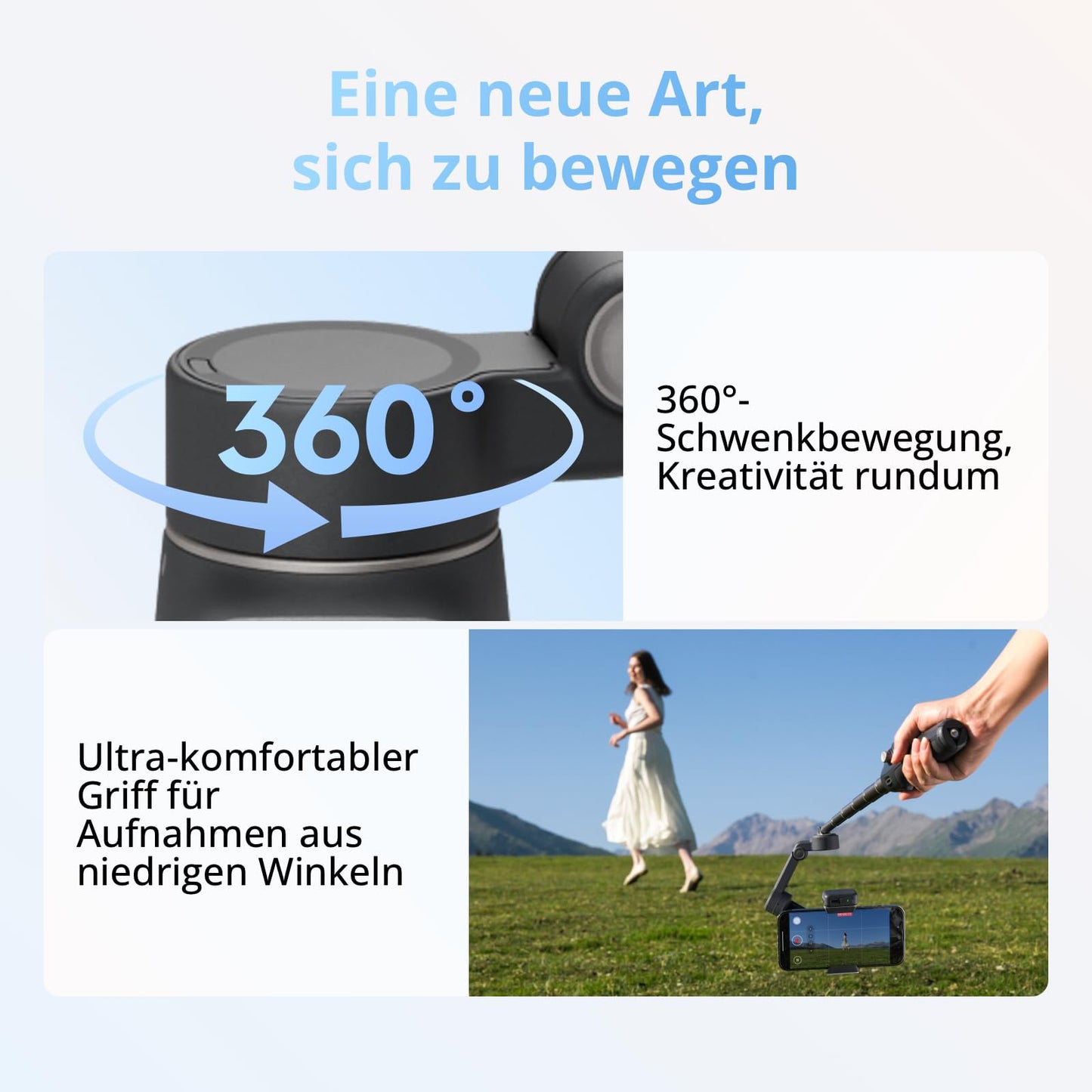 DJI Osmo Mobile 8 smartphone gimbal, 3-axis stabilization - 6937224126817
