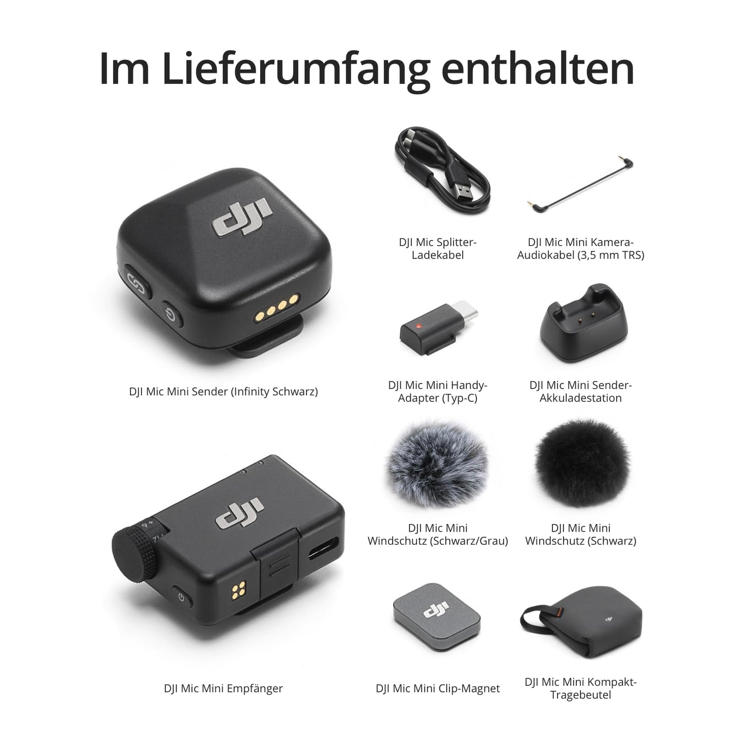 DJI Mic Mini (1 TX + 1 RX) (CP.RN.00000432.01)
