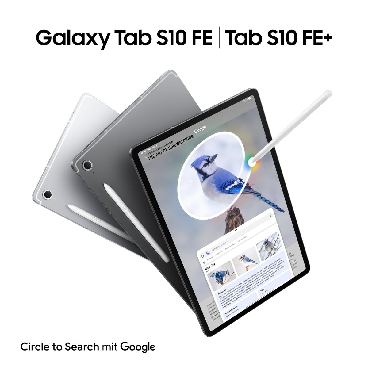 Samsung Galaxy S10 FE AI-Tablet, Android Tablet, 128 GB storage, 8 GB RAM, 27.70 cm/10.9" display, includes S Pen, Wi-Fi, long battery life, silver, 36 months manufacturer warranty [Exclusive on Amazon] - SM-X520NZSREUB