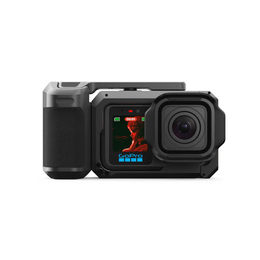 GoPro Mission 1 PRO Grip Edition – Includes Mission 1 PRO camera, point-and-shoot grip, Enduro 2 rechargeable battery, removable lens hood and carrying case - CHDRW-011-RW
