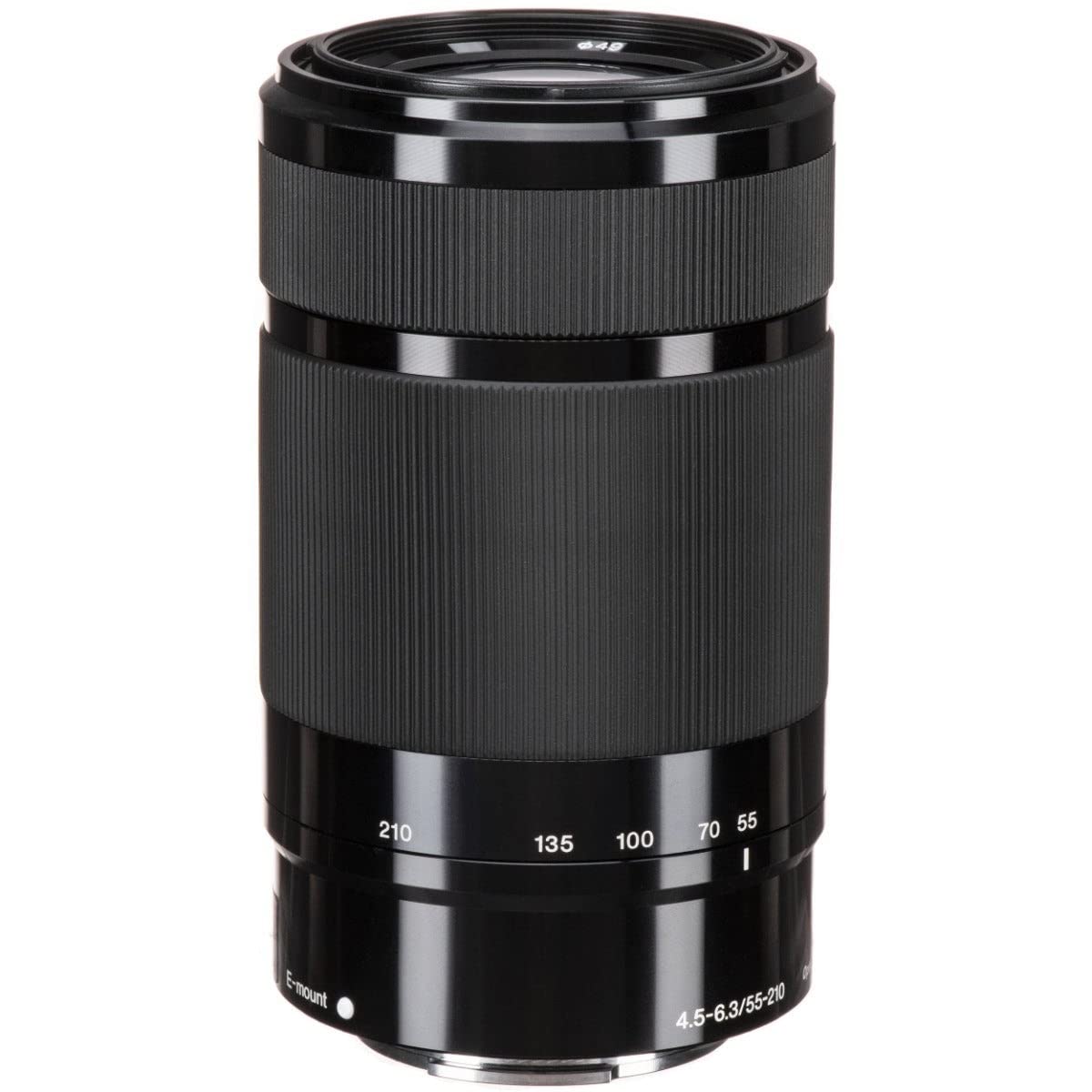 Sony SEL55210 – Obiectiv zoom 55–210mm F4.5–6.3 OSS (APS-C, teleobiectiv cu stabilizare a imaginii, E-Mount, ideal pentru călătorii, natură și sport, compatibil cu ZV-E10, A6400 și A6700, negru)