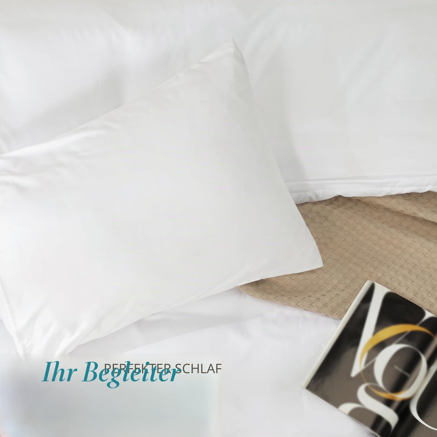 Utopia Bedding Duvet Cover Set with Pillowcases - 3 Piece Zipper Bedding Set - 1 Duvet Cover with 2 Pillowcases - Soft Brushed Microfiber (Queen, White) - UBMICROFIBERLWDUVETKINGWHITE