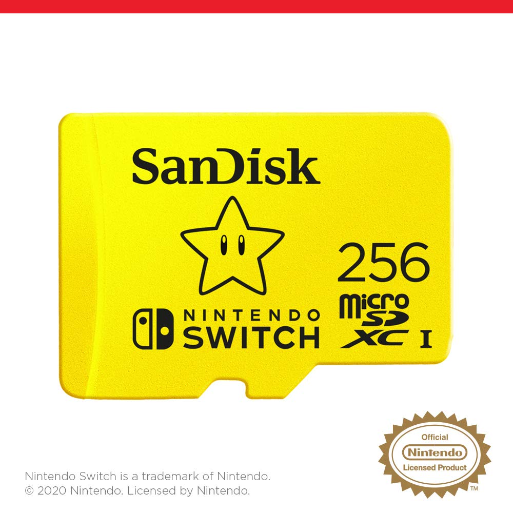 SanDisk microSDXC Nintendo Switch 256GB (SDSQXAO-256G-GNCZN)