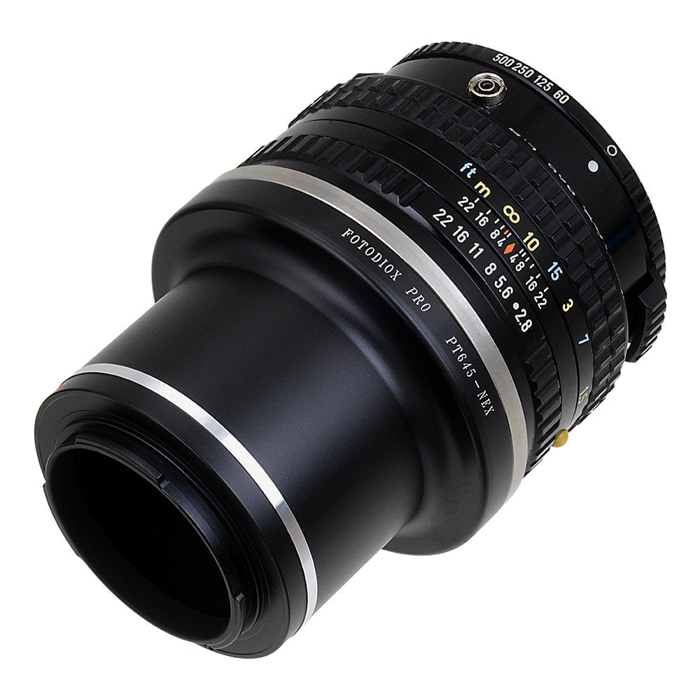 Fotodiox Pro Lens Mount Adapter Compatible with Pentax 645 Lenses on Sony E-Mount Cameras - P645-NEX-P