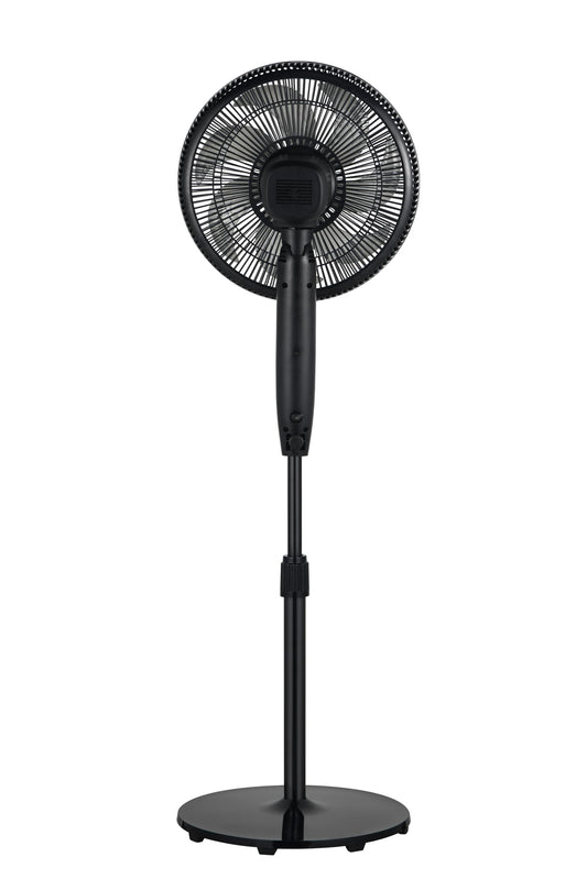 Beko - EFS6700B - Ventilator cu picior, 50 W, 3 viteze, reglabil pe înălțime și înclinare - Negru, 40.1 x 40 x 134.5 cm