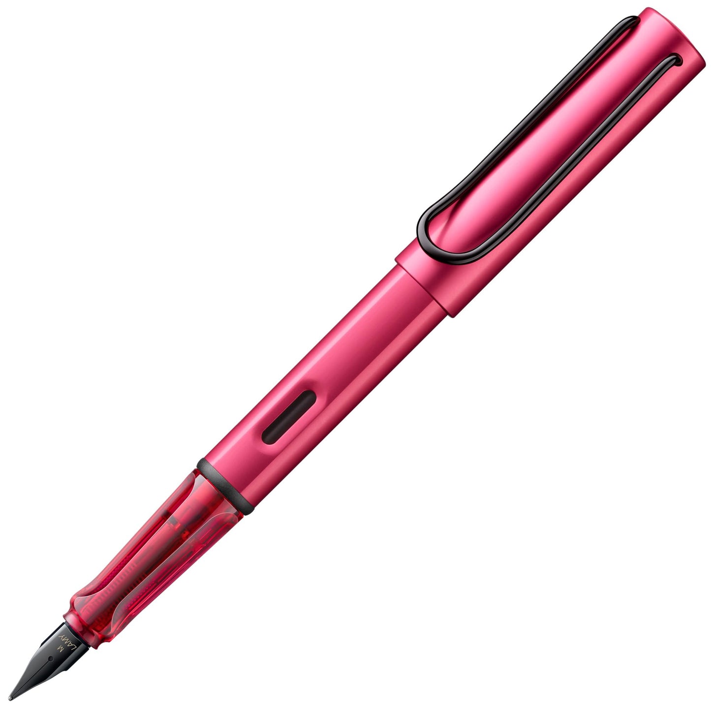 Lamy AL-star fiery fountain pen with polished steel nib in line width EF - 1238702