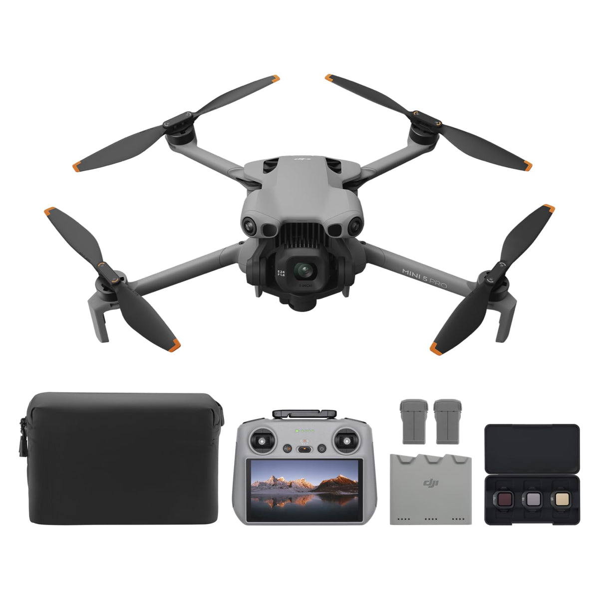 DJI Mini 5 Pro Fly More Combo Plus cu DJI RC 2, 1-inch CMOS, C1 - 6937224147904