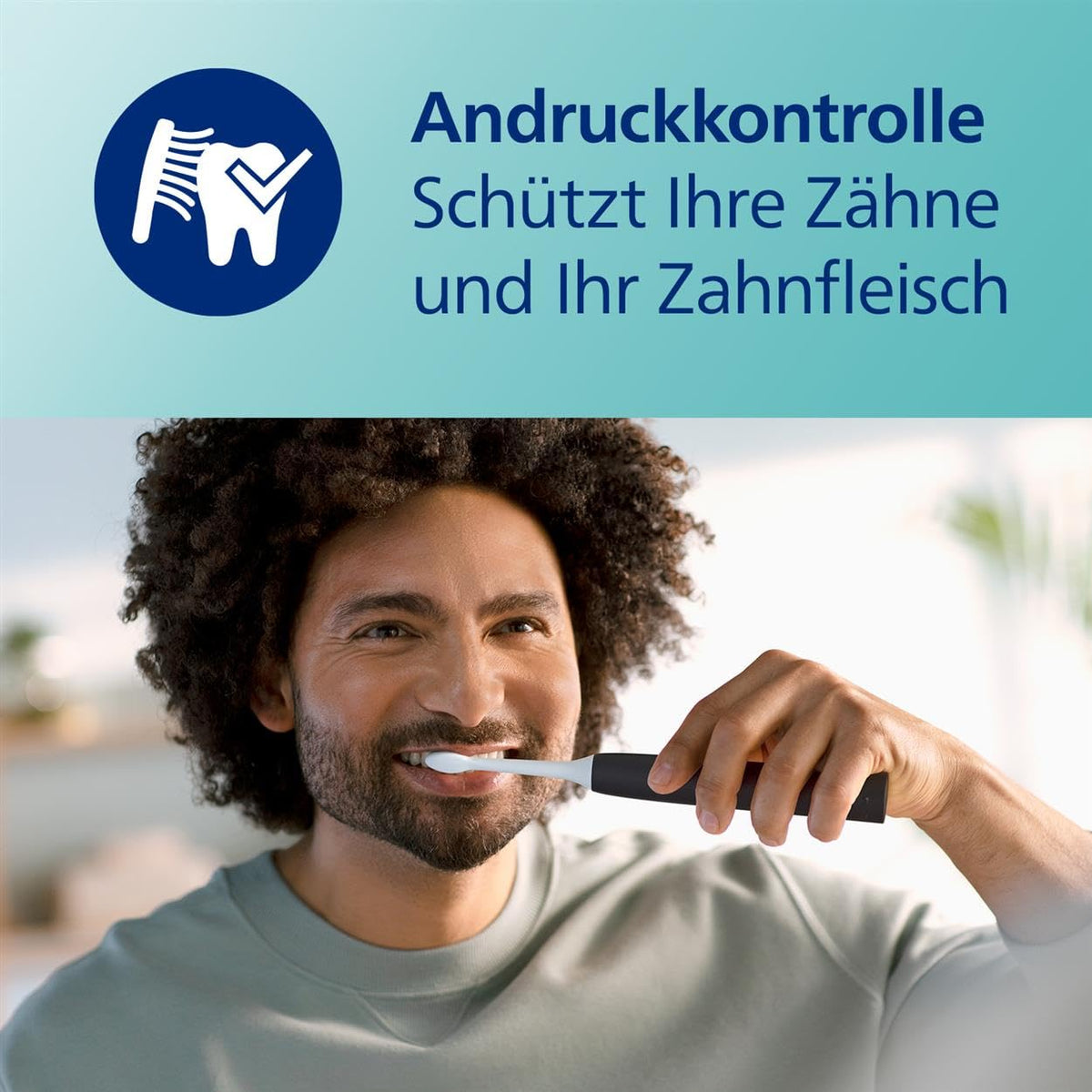 Periuță de dinți electrică Philips Sonicare 3100, periuță sonică, control al presiunii și cronometru, negru, HX3671/14