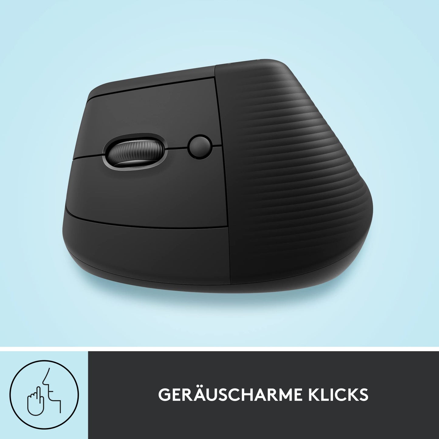 Logitech Wireless Ergonomical Mouse - Left Handed, Bluetooth, Gray, Left-handed - 910-006474
