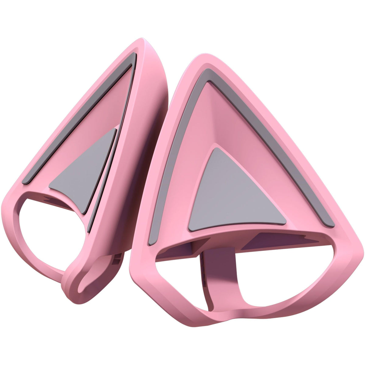Razer Kitty Ears V2 - Urechele universale clip-on pentru headsets (urechele clip-on, versatile, benzi ajustabile, 26g din silicon premium) Quartz - RC21-02230200-R3M1