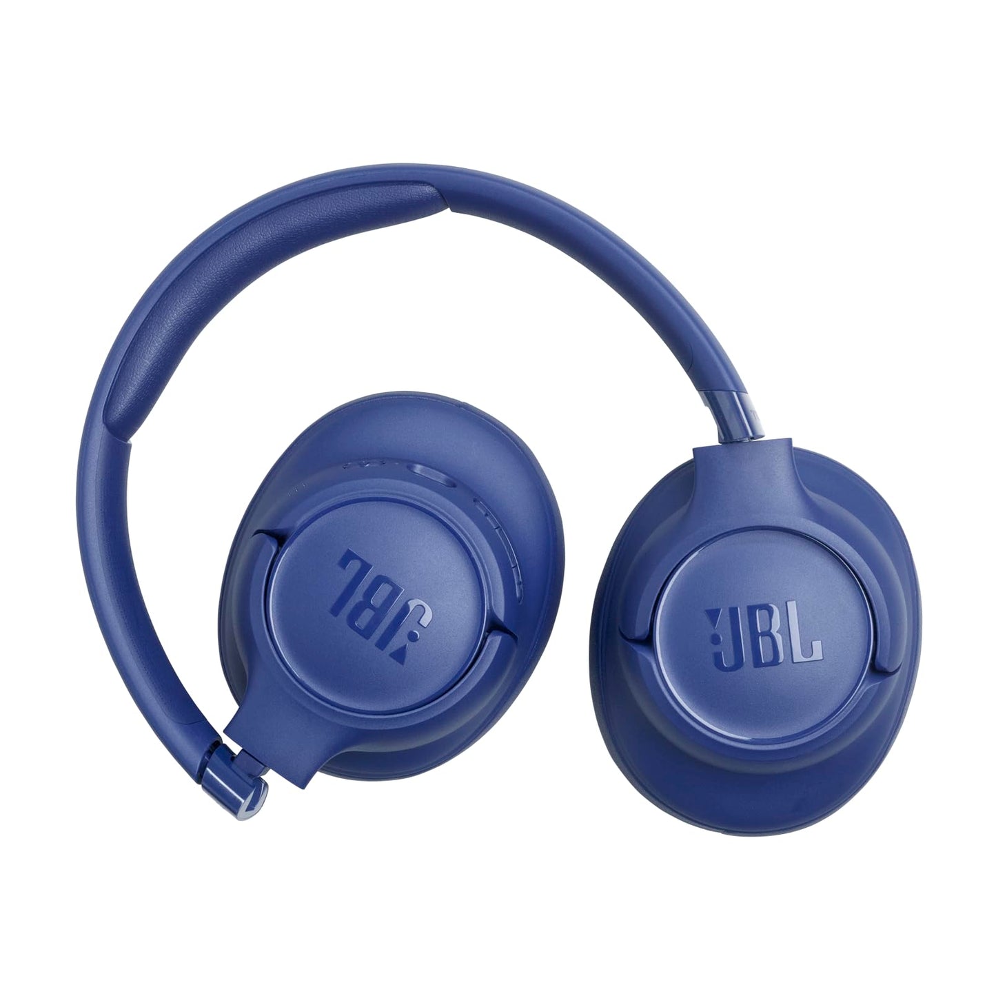 JBL Tune 730 BT Wireless Over-Ear Headphones with JBL Pure Bass Sound, Up to 76 hours of music playback, Bluetooth 6.0, lightweight, foldable design, Google Fast Pair, Microsoft Swift Pair, Blue - JBLT730BTBLU